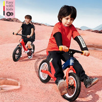 可可乐园 kk儿童平衡车2-6岁无脚踏自行车 赛道红 轻量升级款