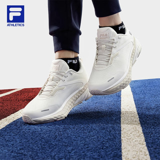 斐乐（FILA）女鞋FILA SPD CHEETAH路跑鞋2024春猎豹跑步鞋 初雪白-PR 36.5