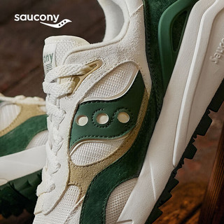 Saucony索康尼SHADOW 6000RE男女运动休闲鞋复古运动鞋米绿 38.5