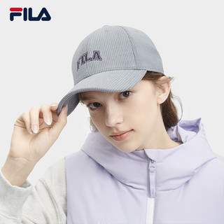 FILA 斐乐棒球帽男女运动帽灯芯绒休闲百搭鸭舌帽遮阳帽