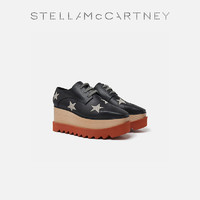 Stella McCartney2024春季方形鞋头防水台厚底松糕鞋
