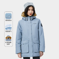 南极人极寒系列夹棉一体冲锋衣男女户外加厚登山棉服冬季工装外套