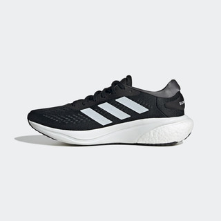 adidas阿迪达斯SUPERNOVA 2男随心畅跑减震防滑耐磨网面boost跑鞋 黑/白 41(255mm)