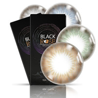 blackrose美瞳年抛女小直径硅水凝胶隐形近视眼镜男日常
