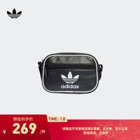 adidas阿迪达斯三叶草男女实用运动单肩包IT7598 黑色 NS