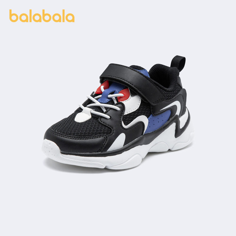 88VIP：巴拉巴拉 童鞋儿童慢跑运动鞋男童秋季宝宝小童时尚潮酷机能风