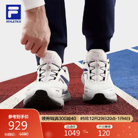 FILA 斐乐男鞋BOA ENERGY 2路跑鞋2024春跃动 2跑步鞋 白中白-BL 42.5