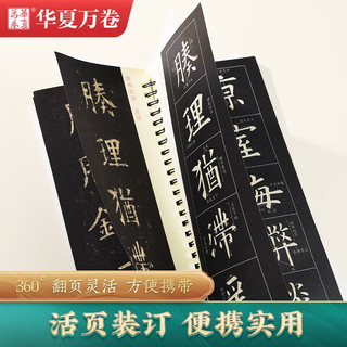 华夏万卷碑帖近距离临摹字卡成人初学者楷书硬笔高清放大字帖  入门放大版欧阳询九成宫醴泉铭（上）