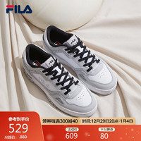 FILA 斐乐男子运动鞋低帮复古休闲板鞋子 淡灰色/斐乐白-C-GW 41码