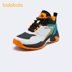 balabala 巴拉巴拉 童鞋儿童篮球鞋冬季男童球鞋运动鞋子拼接中大童