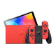 Nintendo 任天堂 Switch NS OLED马力欧亮丽红版主机 马里奥港版