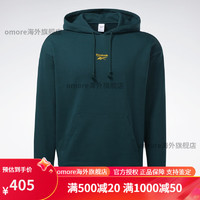 Reebok男女款HOODIE经典简约舒适运动休闲百搭连帽卫衣 HK7081 S