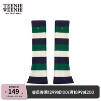 Teenie Weenie小熊秋冬时髦撞色袜套保暖时尚条纹袜子女 撞色 FRE