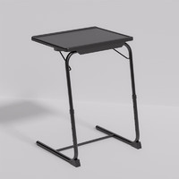 易瑞斯（Easyrest）折叠电脑桌懒人床桌升降桌用五合一电脑桌TV简约桌卧室 黑色 杯托横杠款(加强)