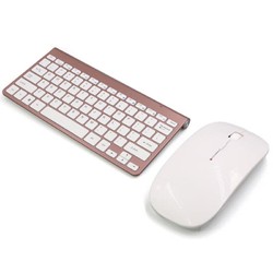 EAEONXE 无线键鼠套装 2.4G键盘鼠标套装适用于商务游戏办公 单无线鼠标白色（只有鼠标)