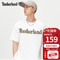 Timberland添柏岚T恤男踢不烂半袖夏季户外运动透气休闲印花纯棉短袖A2593 A2593100/白色 XS/165