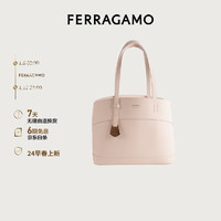 菲拉格慕（Ferragamo）女士白色Charming购物袋（小号）0772068