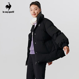 乐卡克（Le coq sportif）法国公鸡女款2023骑行系列秋冬短款羽绒服CL-5872234 黑色/BLK L