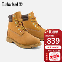 Timberland 女鞋休闲靴秋冬户外防泼水皮革耐磨踢不烂大黄靴A161G A161GW231/小麦色 38