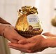 费列罗 FERRERO）金色璀璨奢华大金球 榛果威化巧克力新年礼物125g