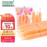 COCON 可康 优果白桃味棒棒冰碎碎冰沙果冻 马来西亚进口儿童零食品450ml10支