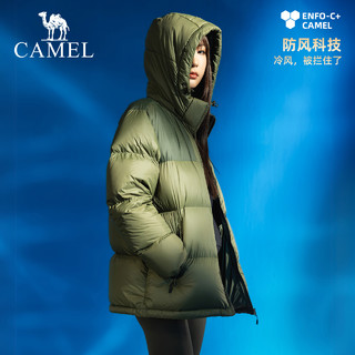 CAMEL 骆驼 户外羽绒服2023男女同款加厚面包服