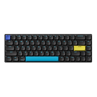 XINMENG 新盟 C68 65键 三模机械键盘 赛博黑 青轴 白光