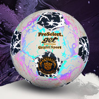 专选（PROSELECT）足球变形金刚联名款神兽系列PU耐磨机缝时尚反光变色酷炫5号足球 GS235M-玄武