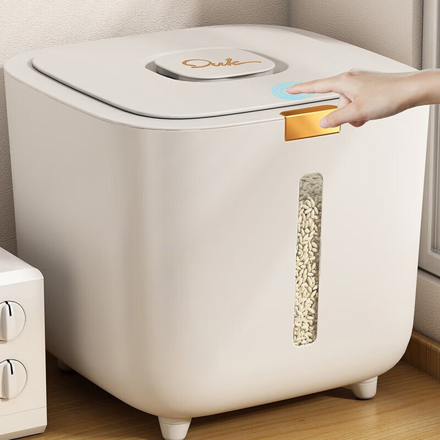 优勤 米桶  象牙白 20斤 送量杯