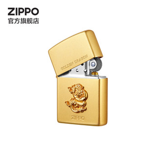 ZIPPO 之宝 LZE-0854-C01 Z ERA系列 福运金龙 防风煤油打火机 礼盒装 金色