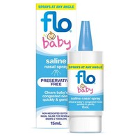 Flo Baby 婴儿盐水滴鼻喷雾 15ml（通鼻塞）0-2岁