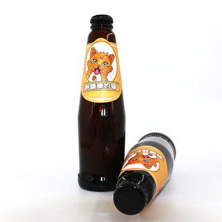 劲派青岛劲派醉醺醺的猫果味精酿百香果啤酒270ml啤酒瓶装果啤整箱 330ml*24瓶