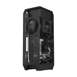 酷冷至尊 CoolerMaster)NCORE100MAX钛金灰 ITX机箱电源套装 含V850SFX金牌全模组电源&120厚排