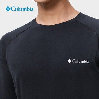 哥伦比亚Columbia户外男子奥米金点热能吸湿保暖功能内衣AE1334 010 M(175/96A)