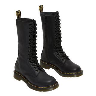 马汀博士（DR.MARTENS） 马丁靴女 经典百搭休闲女靴简约英伦风皮鞋  秋冬男女同款 女鞋 1B99时尚高筒  黑色11820008 37