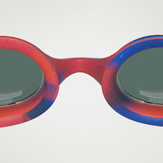 SPEEDO 速比涛 Hyper Flyer 青少年儿童泳镜 精准贴合高清防雾镀膜泳镜男女通用 蓝色/红色