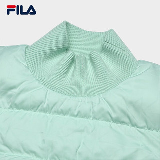 FILA Emerald斐乐女士上衣两件套2023冬时尚休闲宽松梭织外套 玉清绿-TQ 170/88A/L