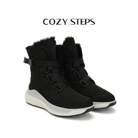 COZY STEPS 可至新款羊皮毛一体雪地靴女靴时尚部落雪地棉女