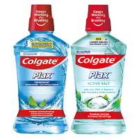 88VIP：Colgate 高露洁 盐白酷爽漱口水500ml*2瓶