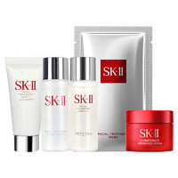 SK-II 面部护肤套装化妆品入门洁面嫩肤神仙水眼霜面霜