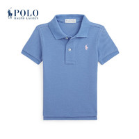 Polo Ralph Lauren 拉夫劳伦 婴童 24年春棉质网眼布Polo衫RL41241 400-蓝色 12M