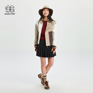 KOLON SPORT可隆夹克 刘诗诗同款 女子户外休闲防水防风龙年外套【新年】 LKJK4ST902-DN 深棕色 165/M