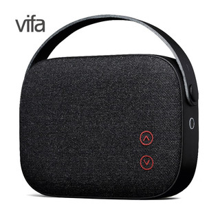 VIFA源自北欧丹麦 威发赫尔辛基蓝牙音箱家用 无线便携式户外低音炮桌面电脑扩音器内置电池石板黑