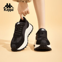 KAPPA卡帕女鞋棉鞋女冬季加绒鞋子女百搭保暖休闲运动鞋二棉鞋 黑色 39