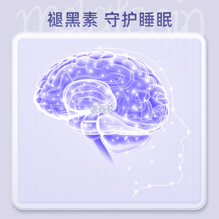 诺特兰德褪黑素胶囊维生素B6改善睡眠成人大人退黑素