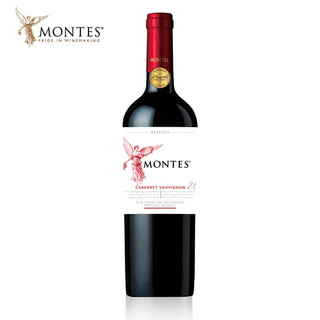 MONTES 蒙特斯 智利原瓶进口 珍藏级红天使 梅洛 14.5度干红葡萄酒 750ml*6瓶 整箱装