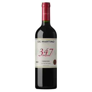 智利高评酒庄：德玛蒂诺酒庄 347 佳美娜干红葡萄酒 2022 750ml