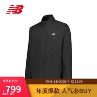 NEW BALANCE 24年夹克外套男 秋冬休闲运动户外跑步服MJ41062 BK L