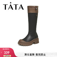 他她（TATA）【女鞋合辑】 非质量问题不退换 DWAT1DG3黑/啡 37