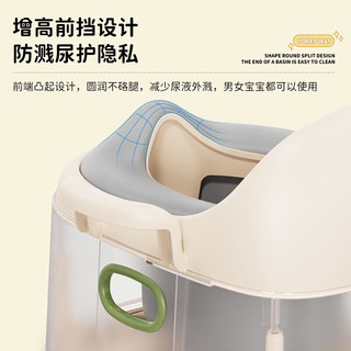 贝肽斯儿童马桶坐便器男女宝宝坐便圈便携马桶小孩上厕所尿桶 赛尔绿-PU软垫